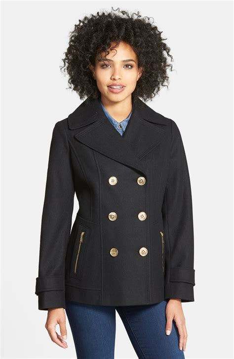 michael michael kors wool peacoat|Michael Kors wool peacoat.